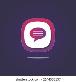 Three dimensional icon design vector Illustrations. Icons web, logo, button. Concept for favicon, app icon, web banner, logos.