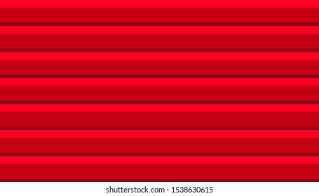 three dimensional theme vector with shades of red