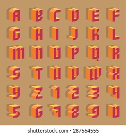 Three Dimensional Vector Alphabet