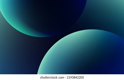 Three dimensional world dark blue circle background
