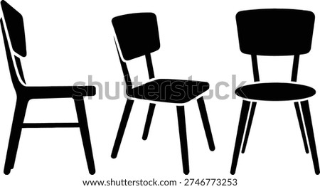 Three distinct chairs showcasing different designs and styles.
