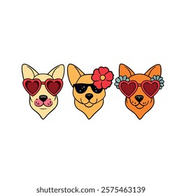 three Dog head set designed 