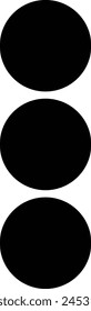 Three dots icon design eps 10