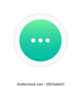 Three dots icon sign symbol vector illustration  icon.
