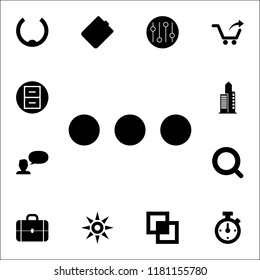 three dots icon. web icons universal set for web and mobile