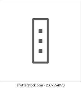 Three Dots Menu More Simple Line Icon