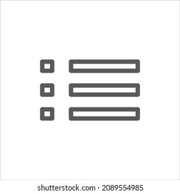 Three Dots Menu More Simple Line Icon