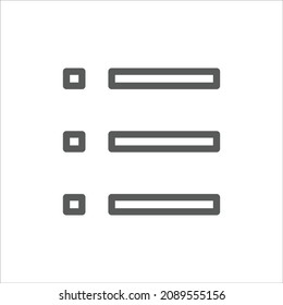 Three Dots Menu More Simple Line Icon