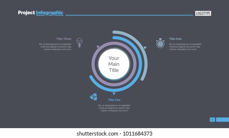 Three Doughnut Arcs Slide Template