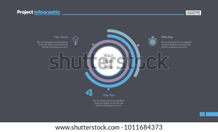 Three Doughnut Arcs Slide Template