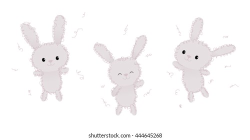 Three Dust Bunnies