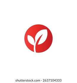 three dynamic red flame petal shapes merged together to represent unity motion and power.