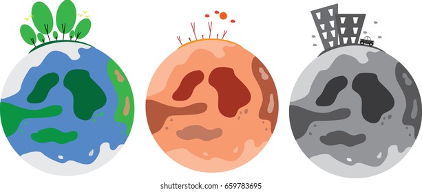 Three Earths