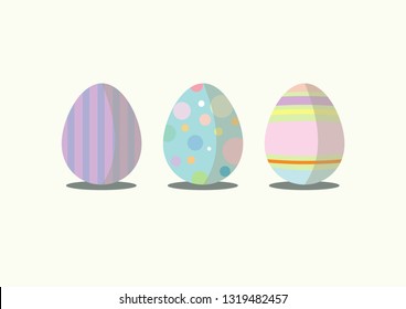 three easter eggs