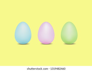 three easter eggs