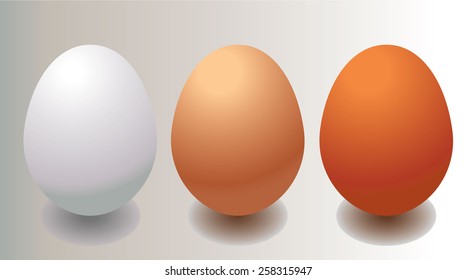 Three Easter eggs