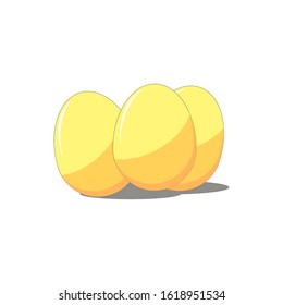 The Three Eggs Logo Template