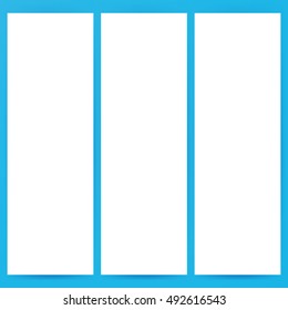 Three Empty Flyer Mockup Template