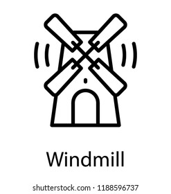 Three feather fan on a stand, this is home windmill concept 