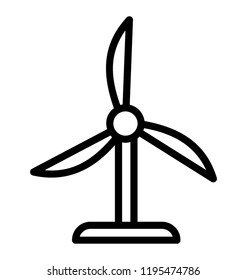 Three feather fan on a stand, this is home windmill concept 