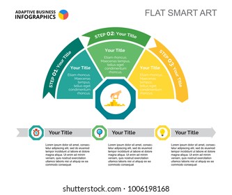 Three Financial Steps Slide Template