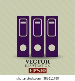 Three folders high quality icon