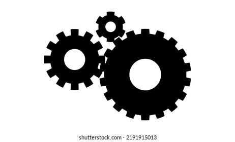 three gears for a different size