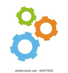 three gears icon