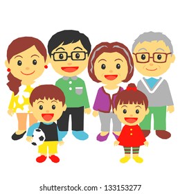 three generation family