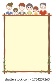 Three generation family frame design
