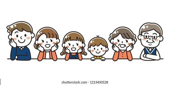 Three generations family