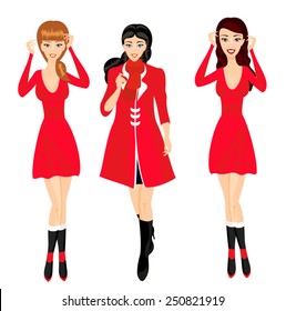 Three girls