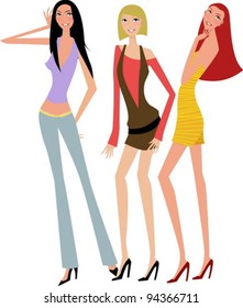  Three girls