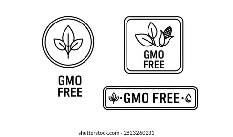 Three gmo free icons