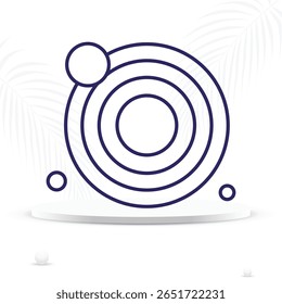  Three Goals Achievement Success Icon