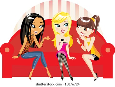 Gossip Girl Cartoon Images Stock Photos Vectors Shutterstock