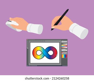 tres iconos de conjunto de gráficos