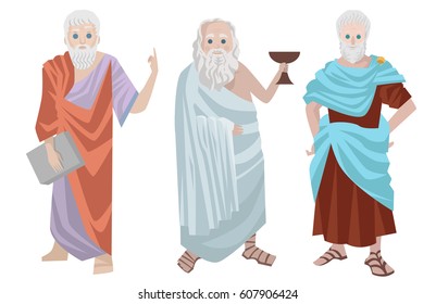 three great greek philosophers