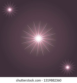 
three highlights pale purple