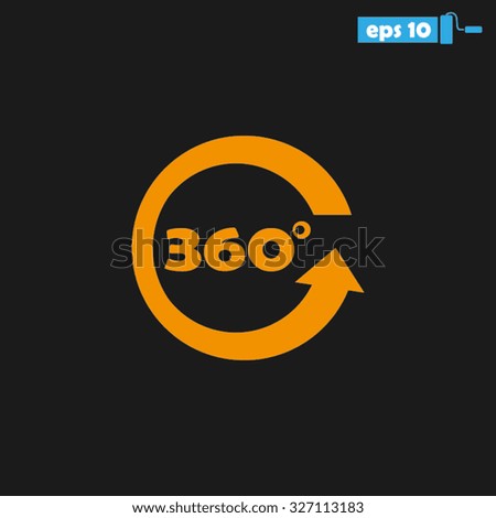 three hundred and sixty degrees