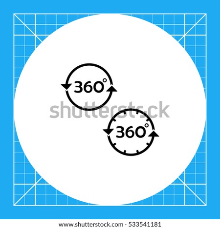 Three Hundred and Sixty Degrees Icon