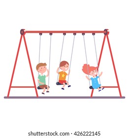 1,409 Child swinging clipart Images, Stock Photos & Vectors | Shutterstock