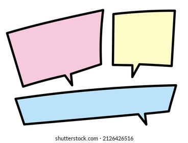 Three kinds of angular colorful balloons