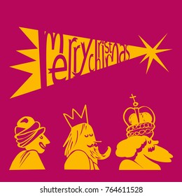 THE THREE KINGDOMS WISH MERRY CHRISTMAS.
Postcards Christmas designs and illustrations.
