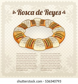 Three Kings Cake - Mexican Tradition