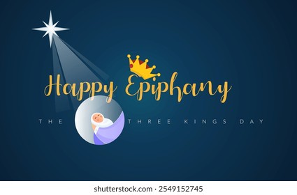 Three Kings Day - Epiphany - ilustração de stock como arquivo EPS 10