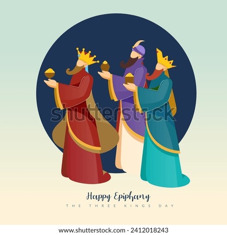 Three Kings Day - Epiphany - Stock Illustration as EPS 10 File