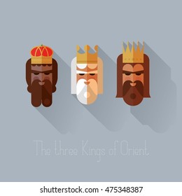The three Kings of Orient wi semen illustration 