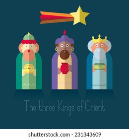 The three Kings of Orient wise men