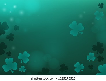 Three leaf clover abstract background 4 - eps10 vector illustration.